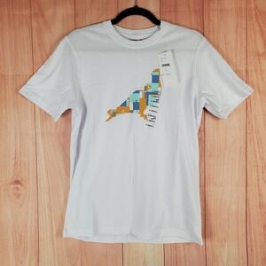 Staple Pigeon T Shirt Mens XS White‎ Graphic Print Cotton Crew Neck Outdoor